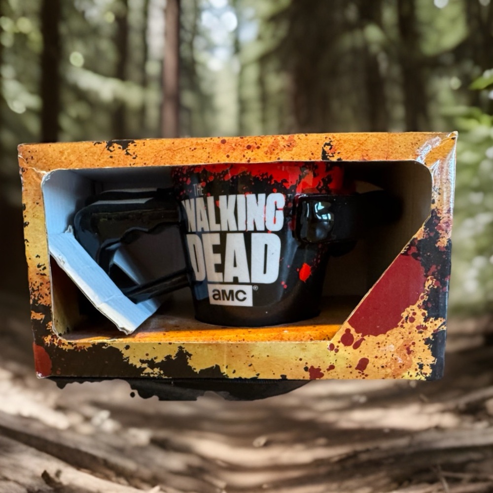 Walking Dead Cross Bow Mug AMC TV Series - Black and Red- New in the Box